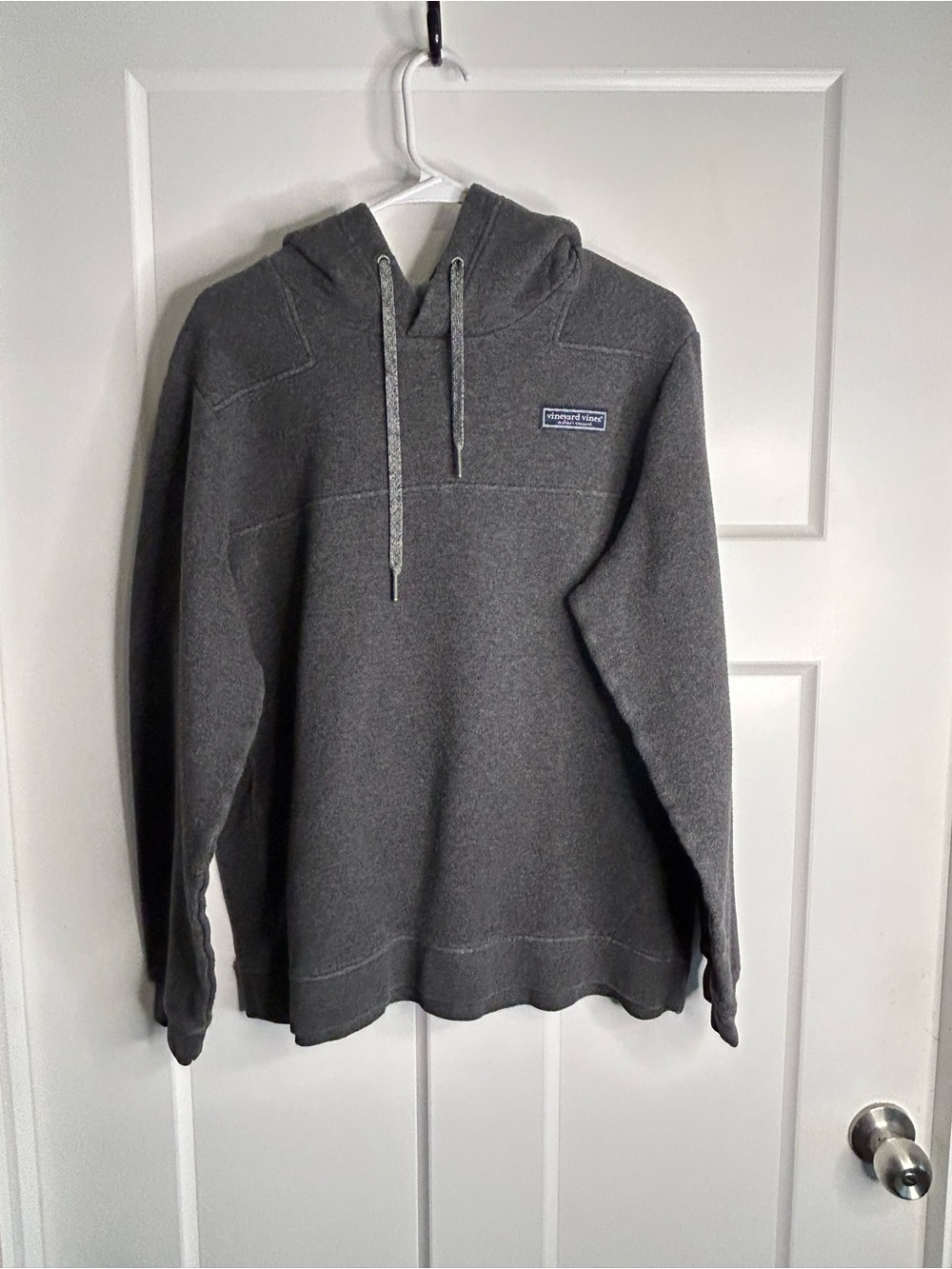 Vineyard Vines Hoodie Mens Large Gray Pullover Performance Sweatshirt 2711
